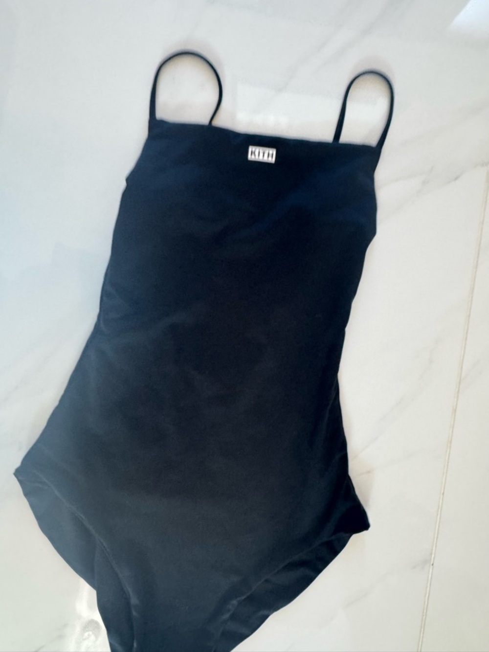 Kith Black One Piece Swimsuit Bodysuit XS Minimal Luxury - Picture 2 of 4